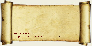 Alimpije Isailović vizit kartica